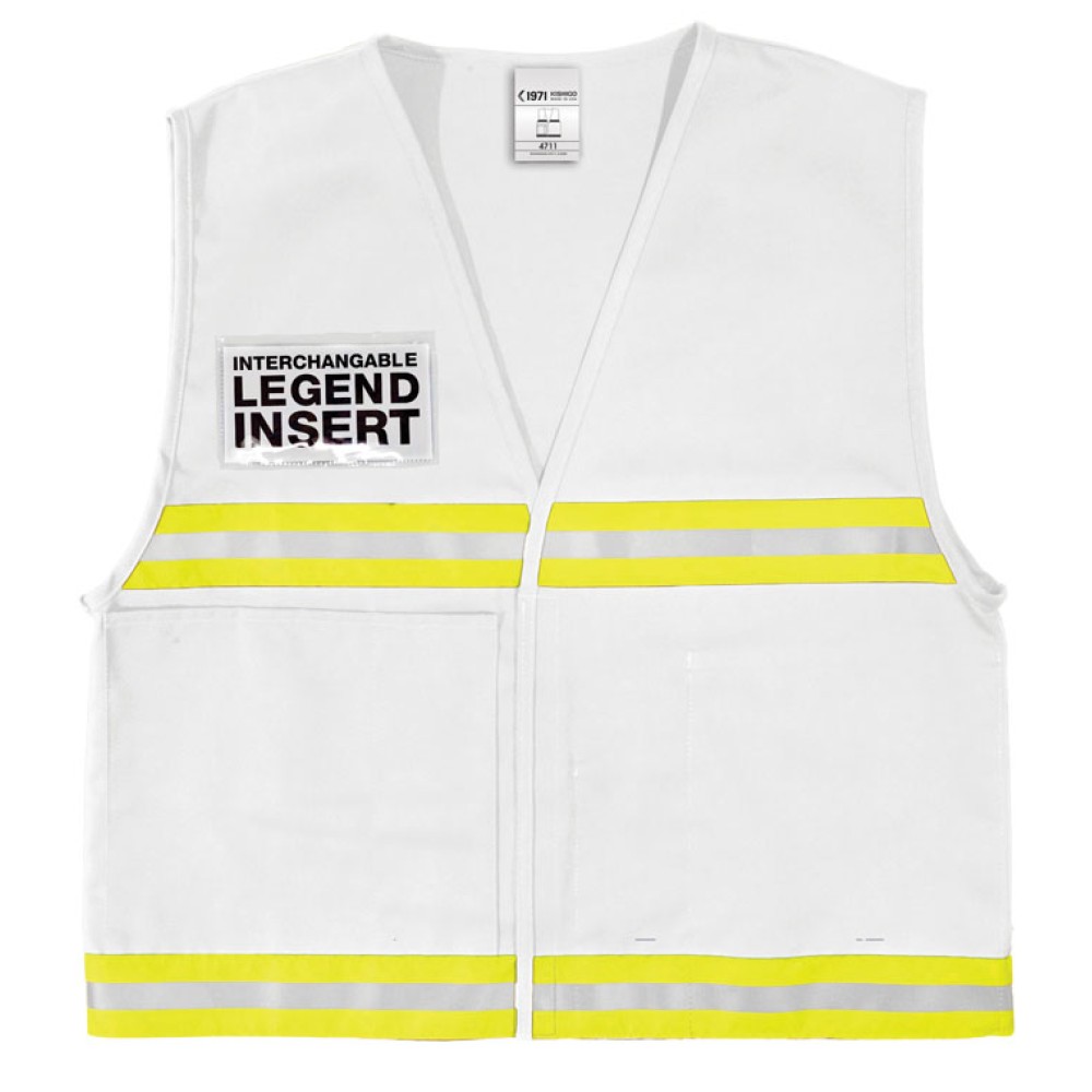 Kishigo 4700 Series Incident Command Vest [White]