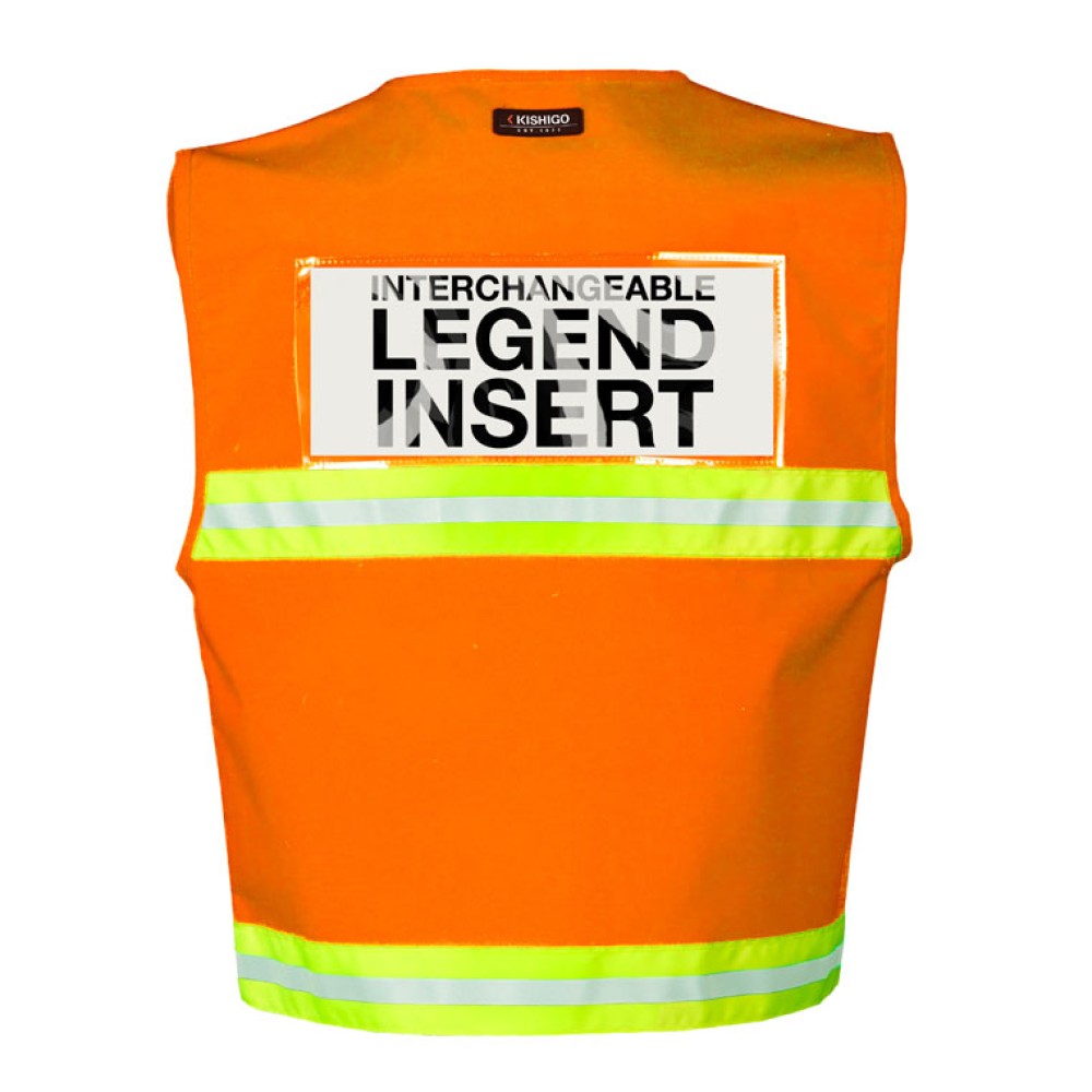 Kishigo 4700 Series Incident Command Vest [Fluorescent Orange]