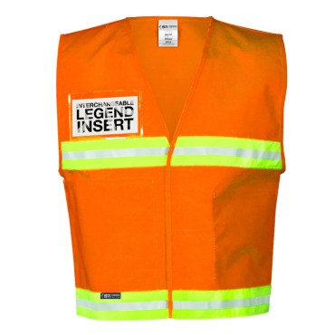 Kishigo 4700 4700 Series Incident Command Vest [Fluorescent Orange]