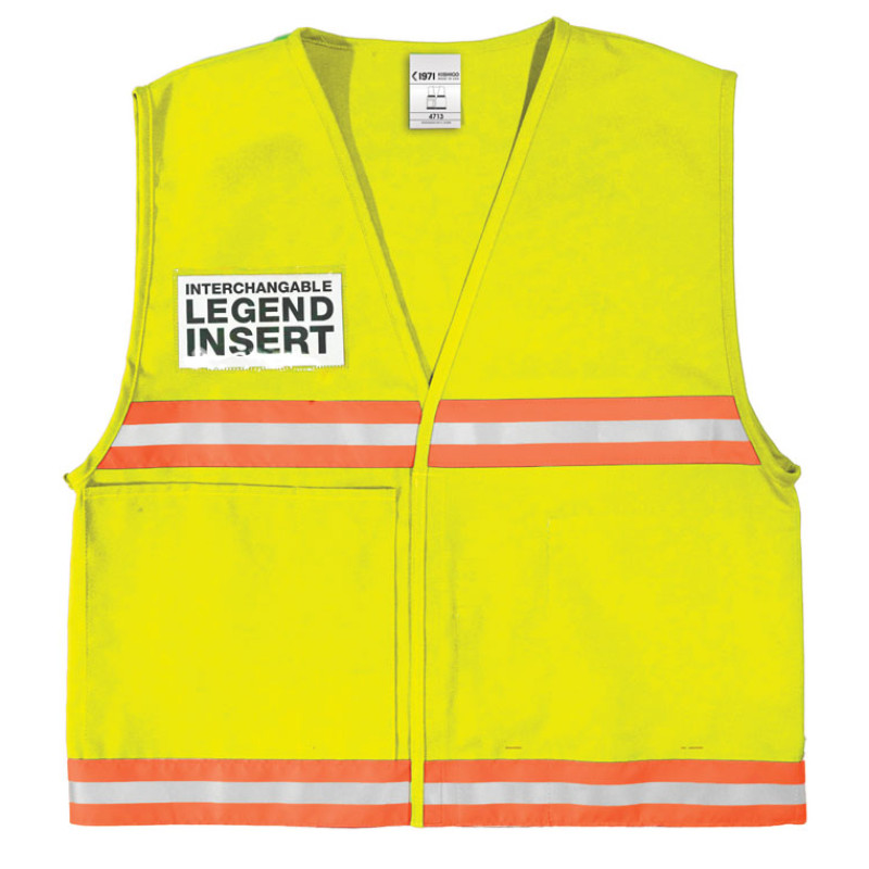 Kishigo 4700 Series Incident Command Vest [Fluorescent Yellow]