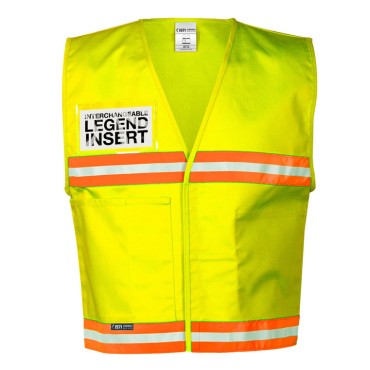 Kishigo 4700 4700 Series Incident Command Vest [Fluorescent Yellow]