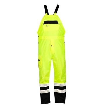 Kishigo RWB106 Premium Black Series Rainwear Bib [Lime]