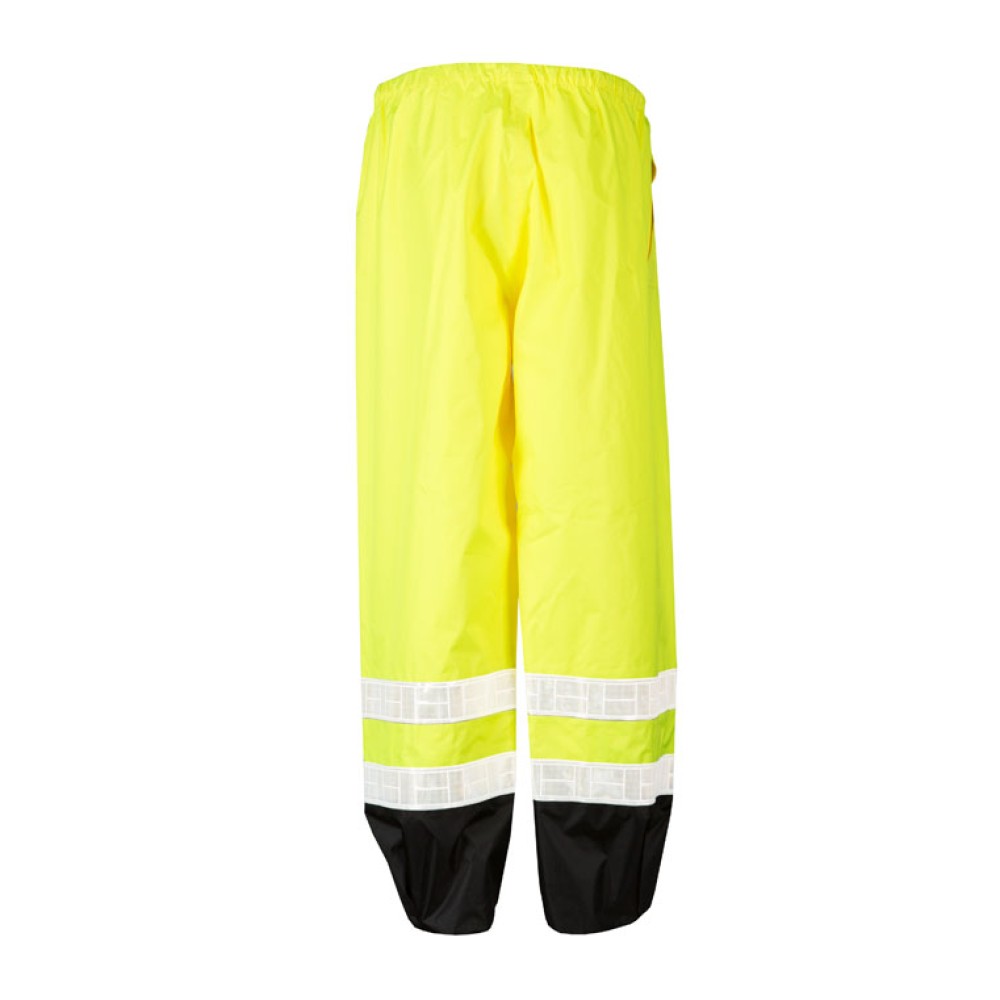 Kishigo RWP100 Storm Stopper Pro Rainwear Pants [Lime]