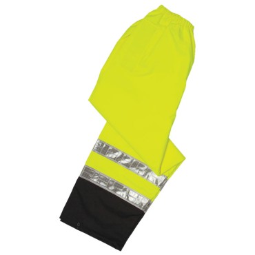 Kishigo RWP100 Storm Stopper Pro Rainwear Pants [Lime]