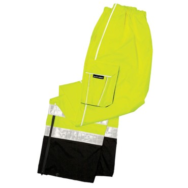 Kishigo RWP106 Premium Black Series Rainwear Pants [Lime]