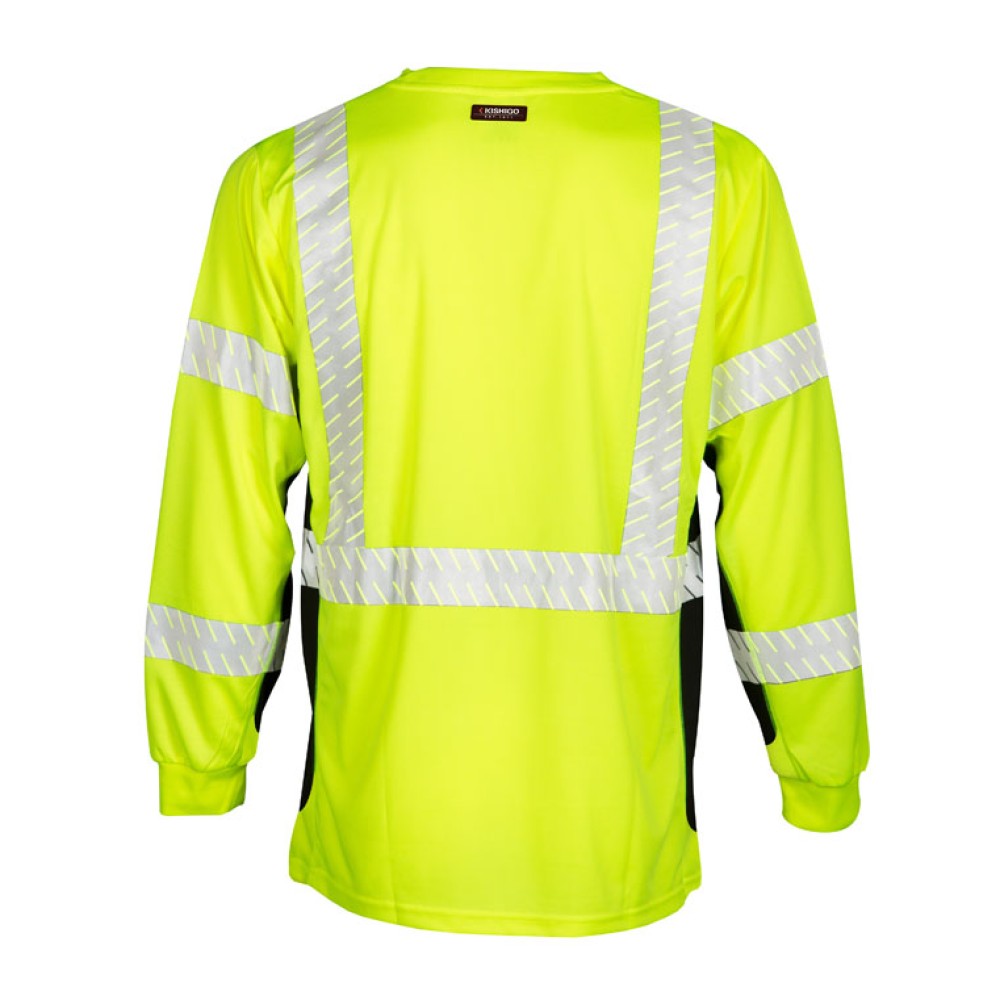 Kishigo 9134 Premium Black Series Long Sleeve T-Shirt [Lime]