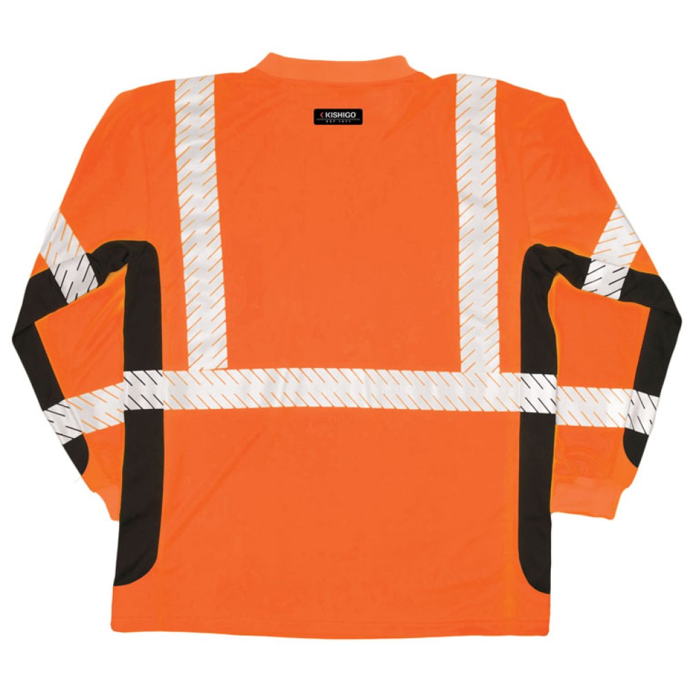 Kishigo 9134 Premium Black Series Long Sleeve T-Shirt [Orange]