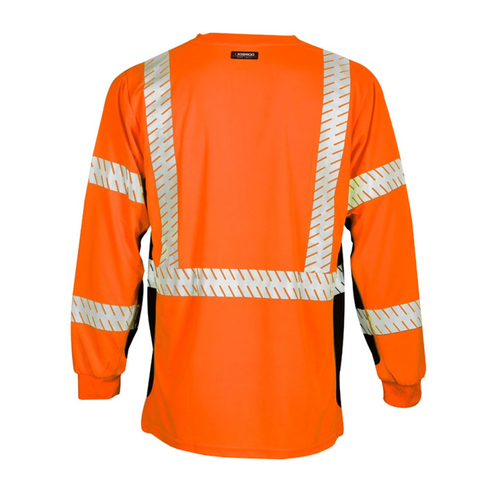 Kishigo 9134 Premium Black Series Long Sleeve T-Shirt [Orange]