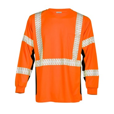 Kishigo 9134 Premium Black Series Long Sleeve T-Shirt [Orange]