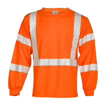 Kishigo 9145 Long Sleeve Class 3 T-Shirt [Orange]