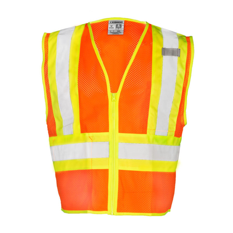Kishigo 1055 Ultra-Cool™ Contrasting Mesh Vest - Orange
