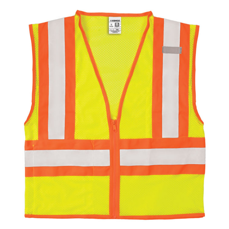 Kishigo 1056 Ultra-Cool™ Contrasting Mesh Vest - Lime