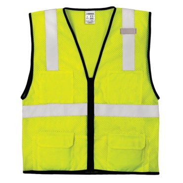 Kishigo 1191 6 Pocket Mesh Vest - Economy [Lime]