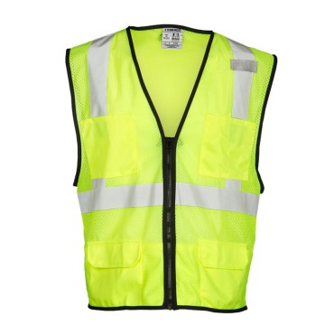 Kishigo 1191 6 Pocket Mesh Vest - Economy [Lime]