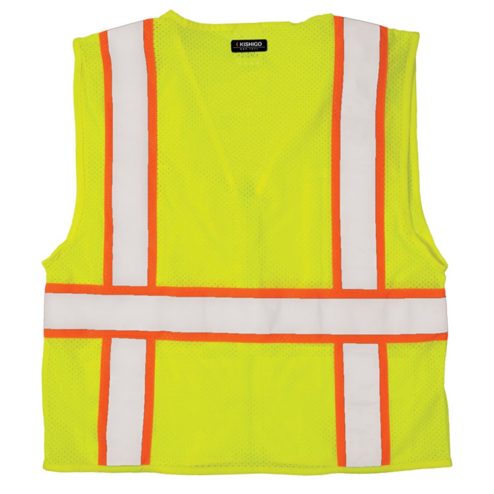 Kishigo 1195 All Mesh Contrast Vest [Lime]