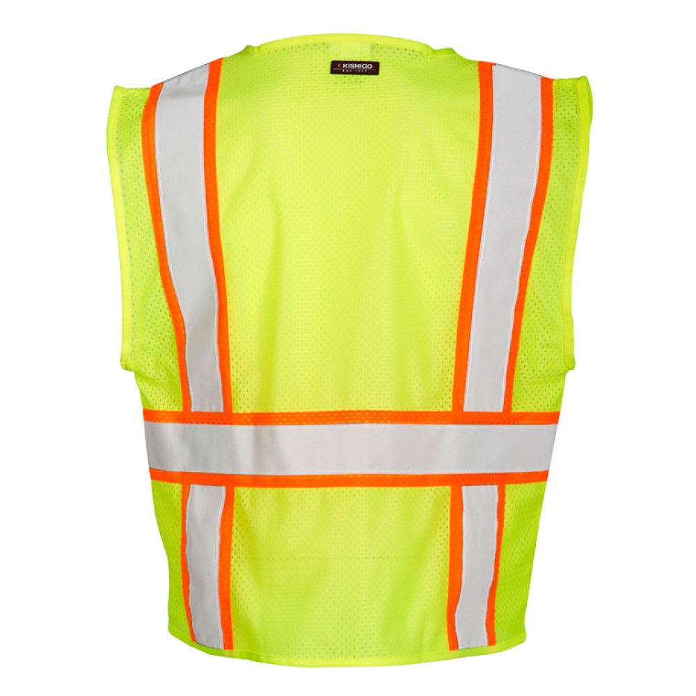 Kishigo 1195 All Mesh Contrast Vest [Lime]