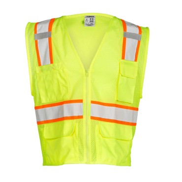 Kishigo 1195 All Mesh Contrast Vest [Lime]