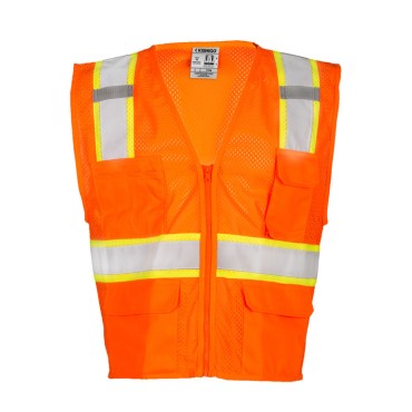 Kishigo 1195 All Mesh Contrast Vest [Orange]