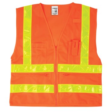 Kishigo 1197 Combined Performance 5 Pocket Solid Vest [Orange]