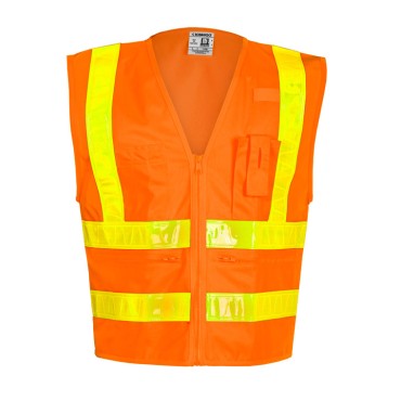 Kishigo 1197 Combined Performance 5 Pocket Solid Vest [Orange]