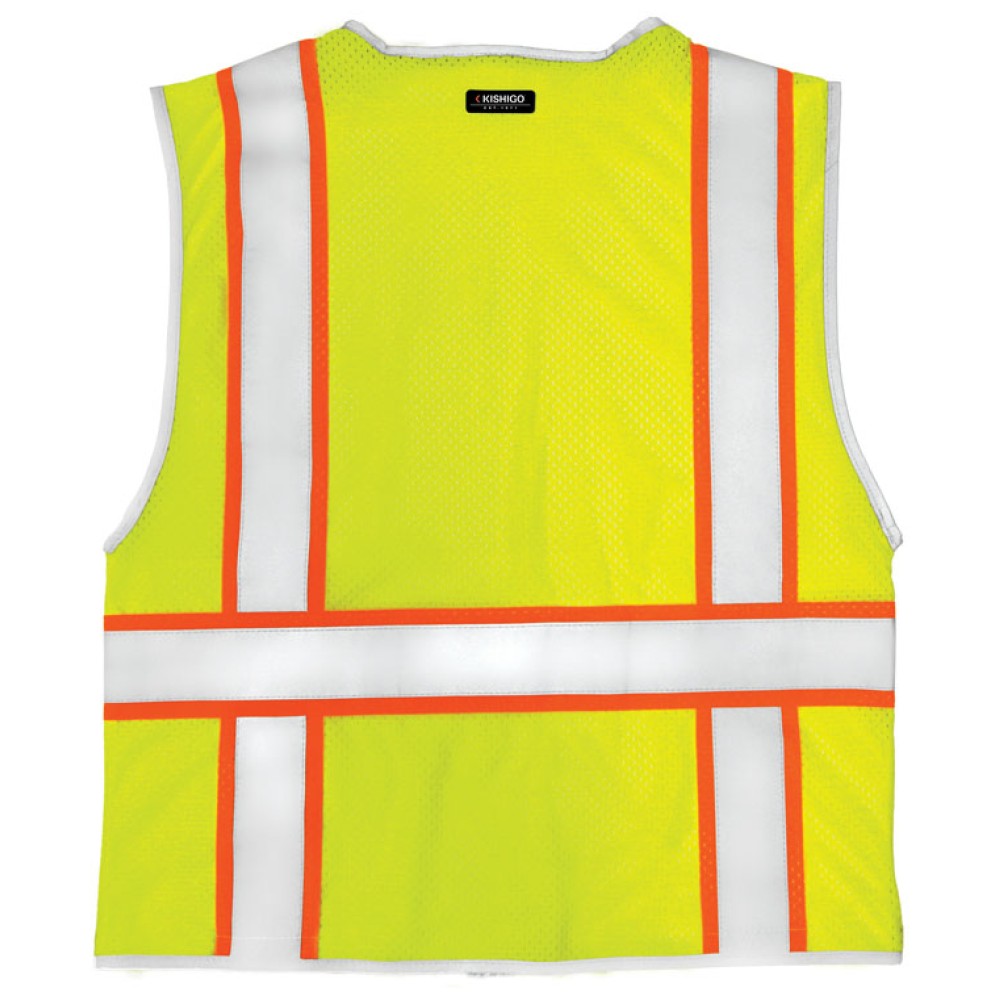 Kishigo 1510 Premium Brilliant Series Heavy Duty Vest [Lime]