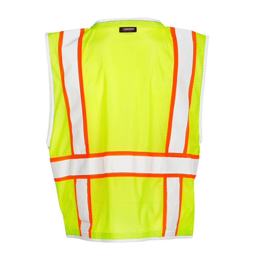 Kishigo 1510 Premium Brilliant Series Heavy Duty Vest [Lime]