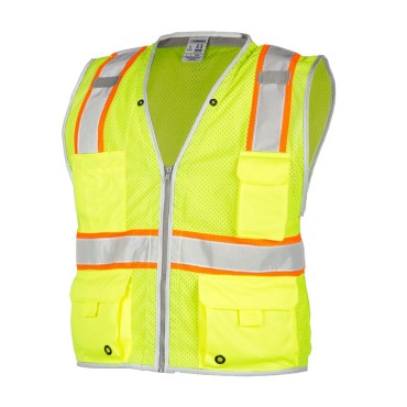 Kishigo 1510 Premium Brilliant Series Heavy Duty Vest [Lime]