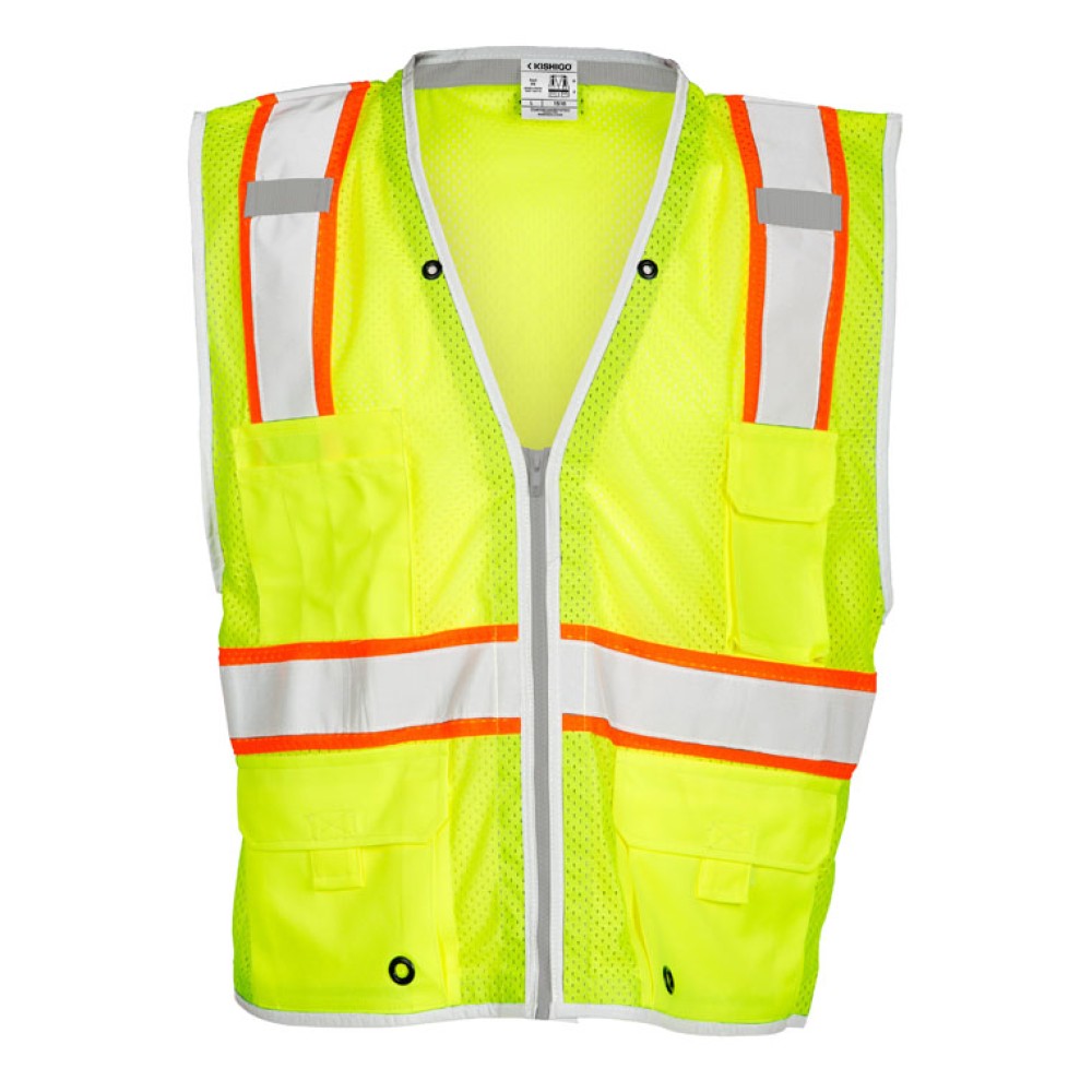 Kishigo 1510 Premium Brilliant Series Heavy Duty Vest [Lime]