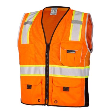 Kishigo 1513 Premium Black Series Heavy Duty Vest [Orange]