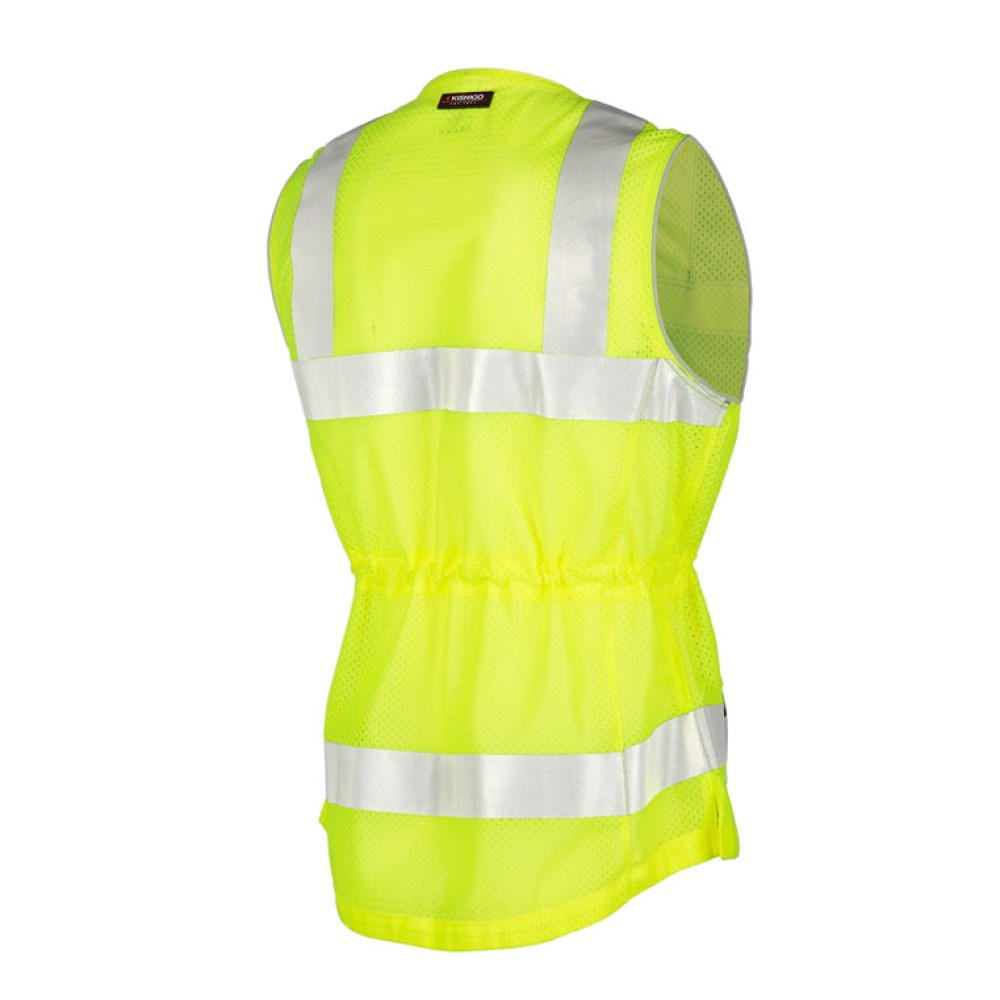 Kishigo 1521 Premium Brilliant Series Women's Fitted Vest [Lime]