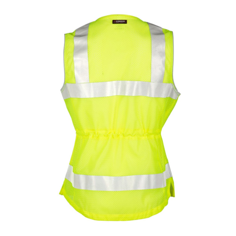 Kishigo 1521 Premium Brilliant Series Women's Fitted Vest [Lime]