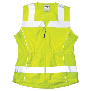 Kishigo 1521 Premium Brilliant Series Women's Fitted Vest [Lime]