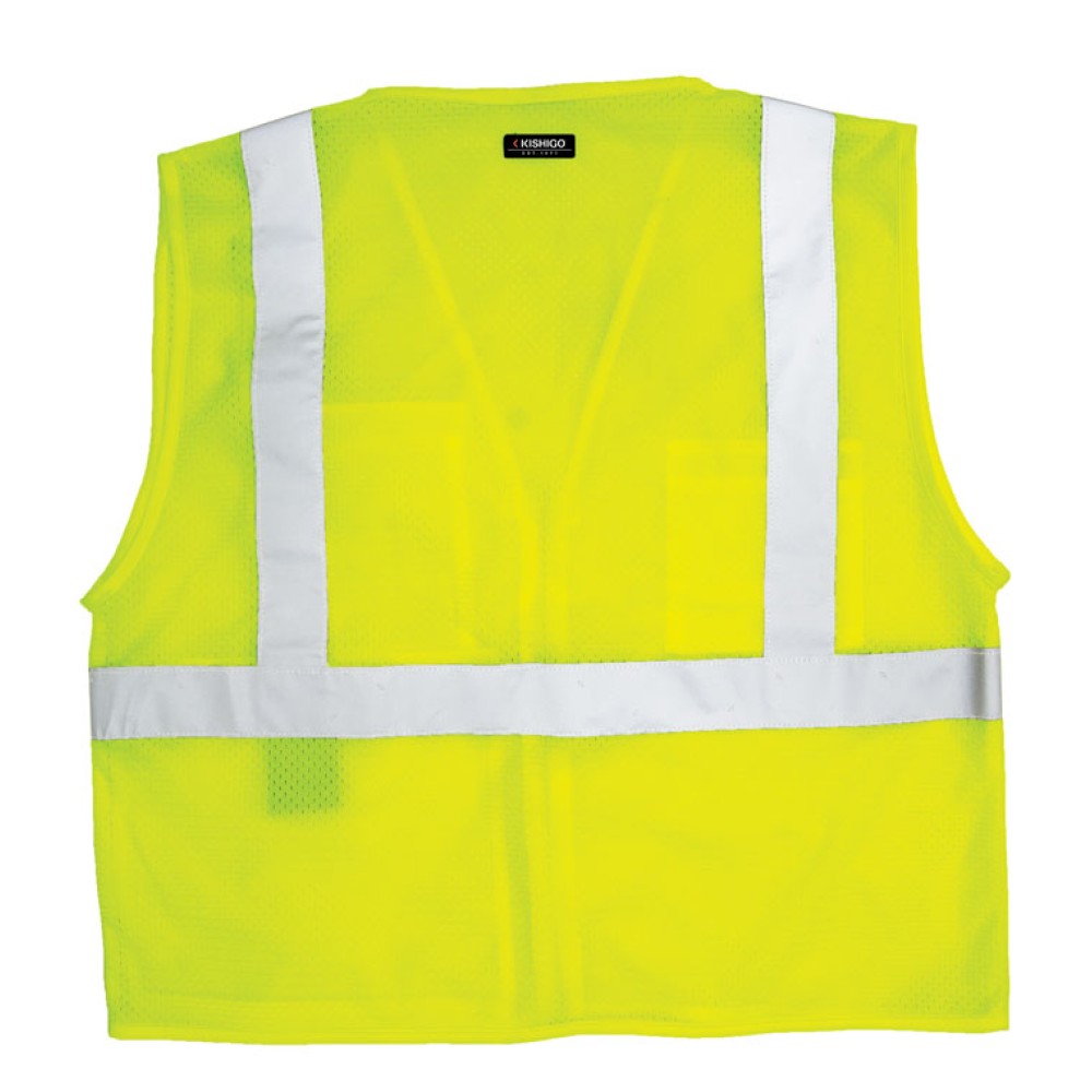 Kishigo 1532 Clear ID Vest [Lime]