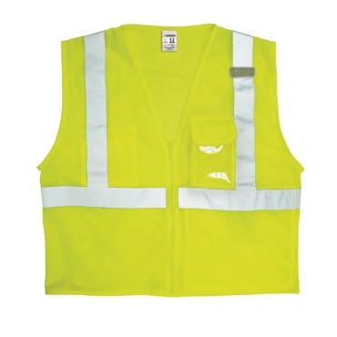 Kishigo 1532 Clear ID Vest [Lime]