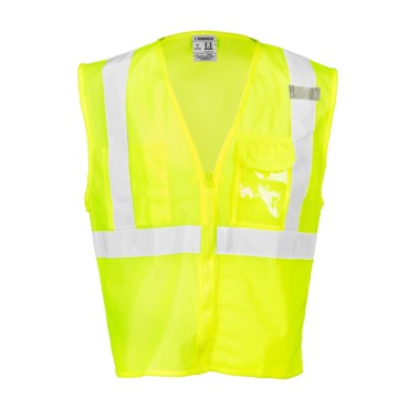 Kishigo 1532 Clear ID Vest [Lime]