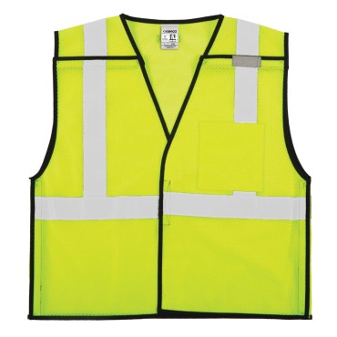 Kishigo 1535 Single Pocket Breakaway Vest - Economy [Lime]