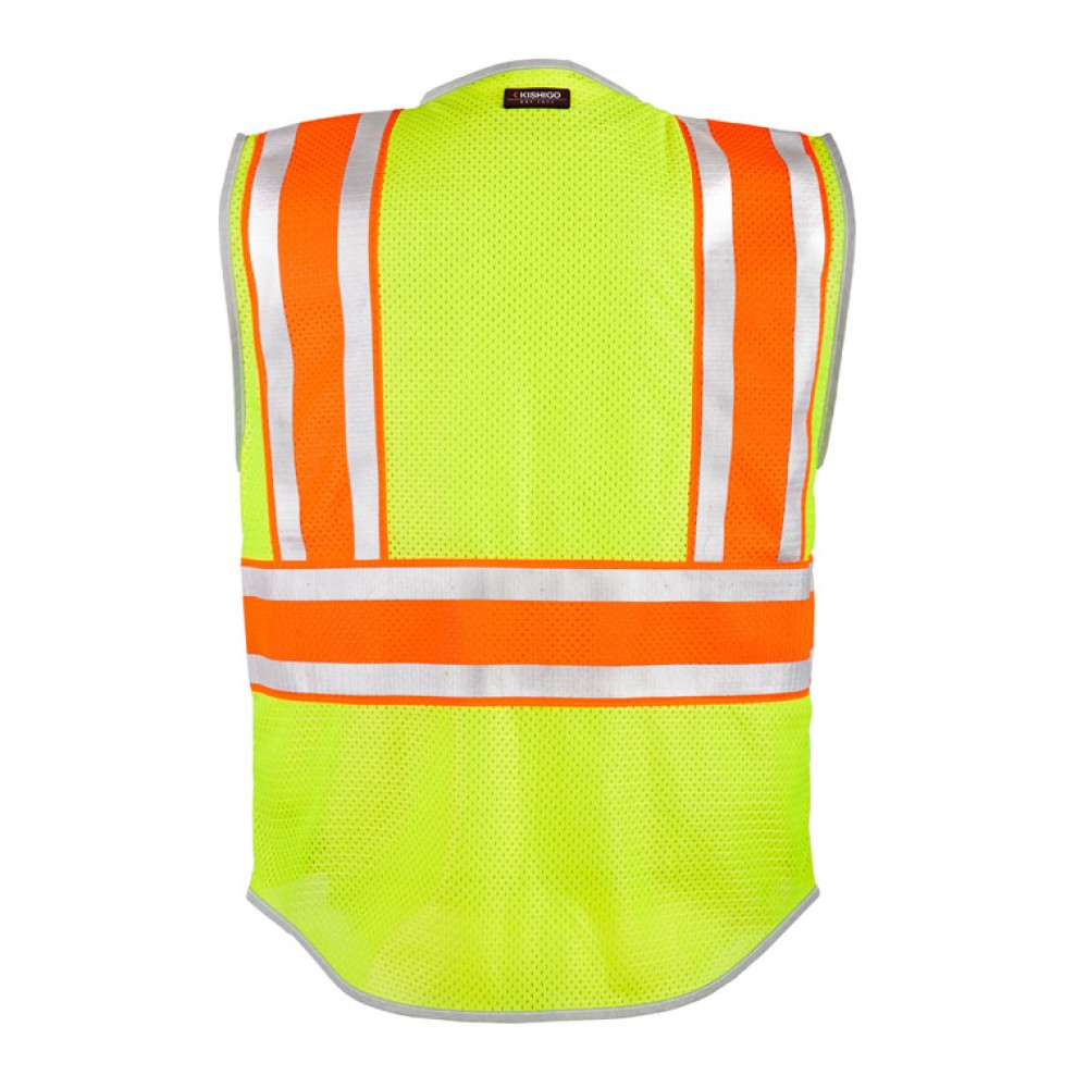 Kishigo 1543 Premium Brilliant Series Ultimate Reflective Vest [Lime]