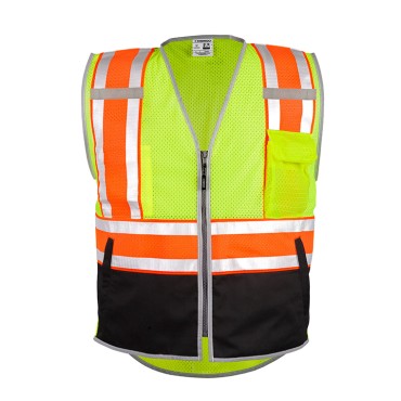 Kishigo 1543 Premium Brilliant Series Ultimate Reflective Vest [Lime]