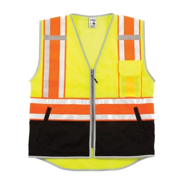 Kishigo 1543 Premium Brilliant Series Ultimate Reflective Vest [Lime]