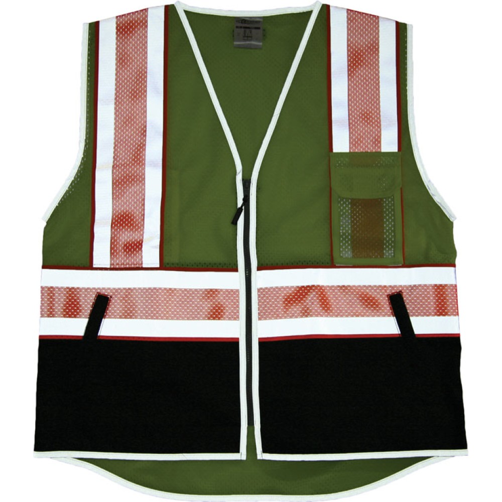Kishigo 1543 Premium Brilliant Series Ultimate Reflective Vest [Lime]