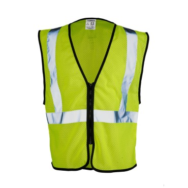 Kishigo 1547 Zipper Mesh Vest - Economy [Lime]