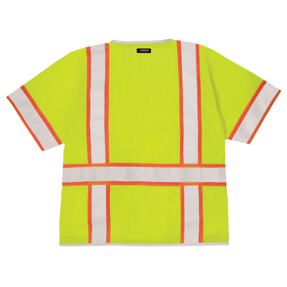 Kishigo 1550 Premium Brilliant Series Heavy Duty Vest [Lime]