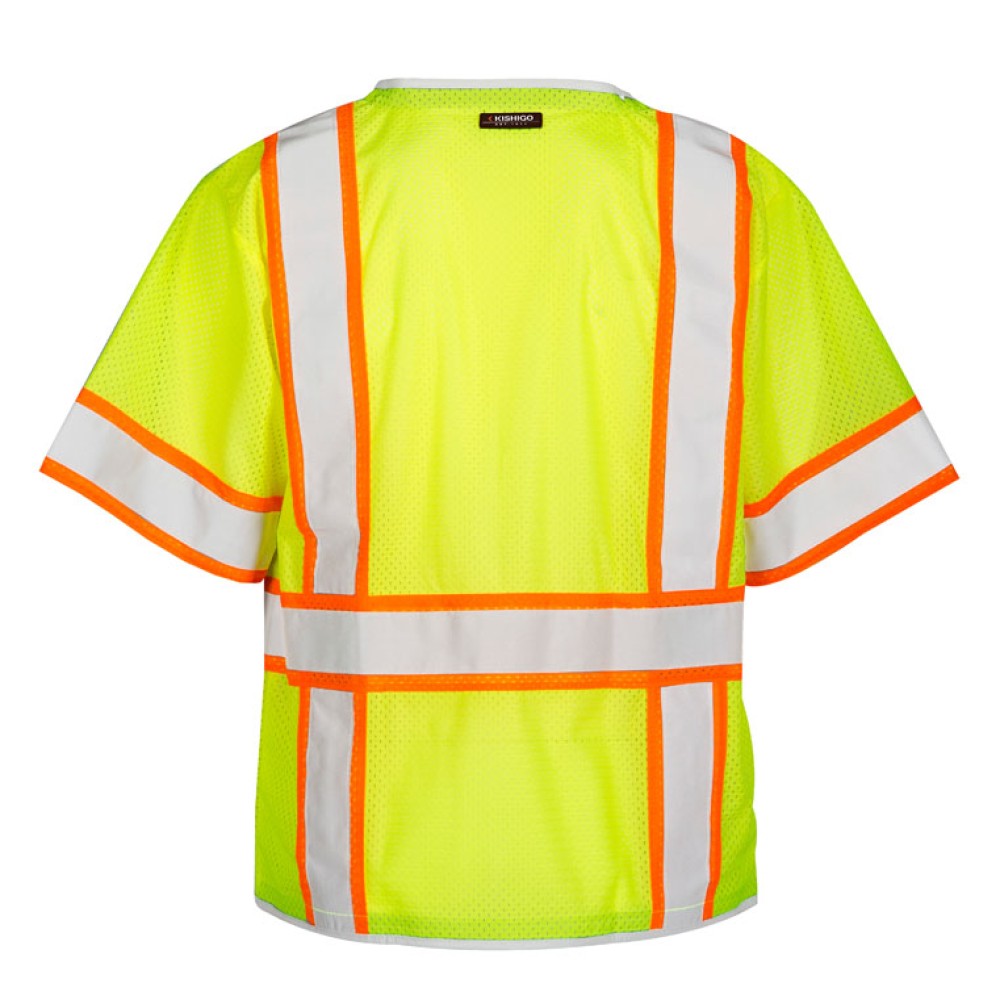 Kishigo 1550 Premium Brilliant Series Heavy Duty Vest [Lime]