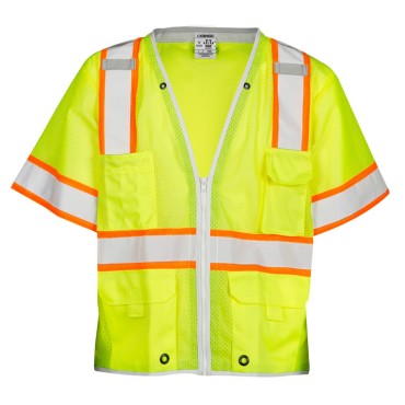 Kishigo 1550 Premium Brilliant Series Heavy Duty Vest [Lime]