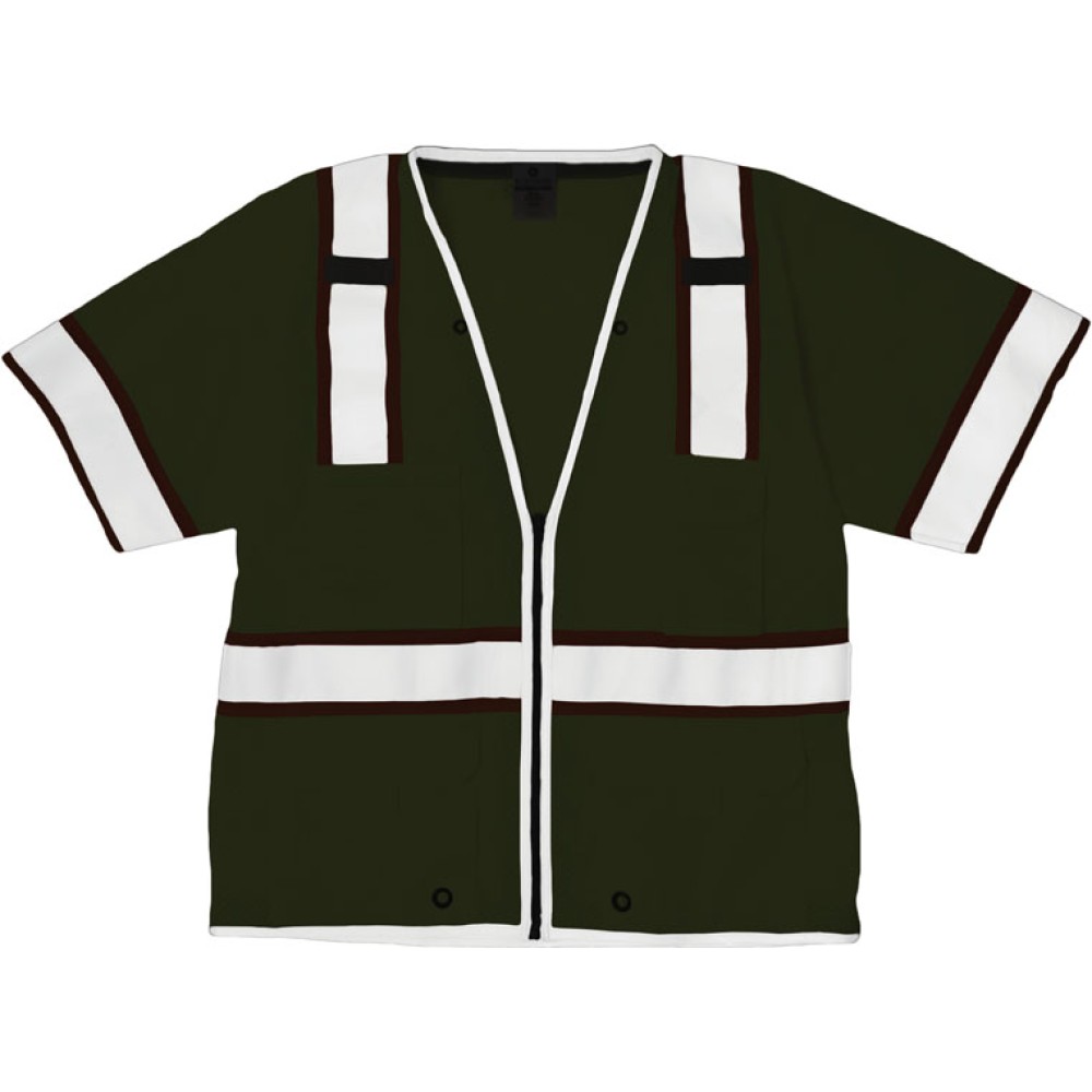 Kishigo 1550 Premium Brilliant Series Heavy Duty Vest [Lime]
