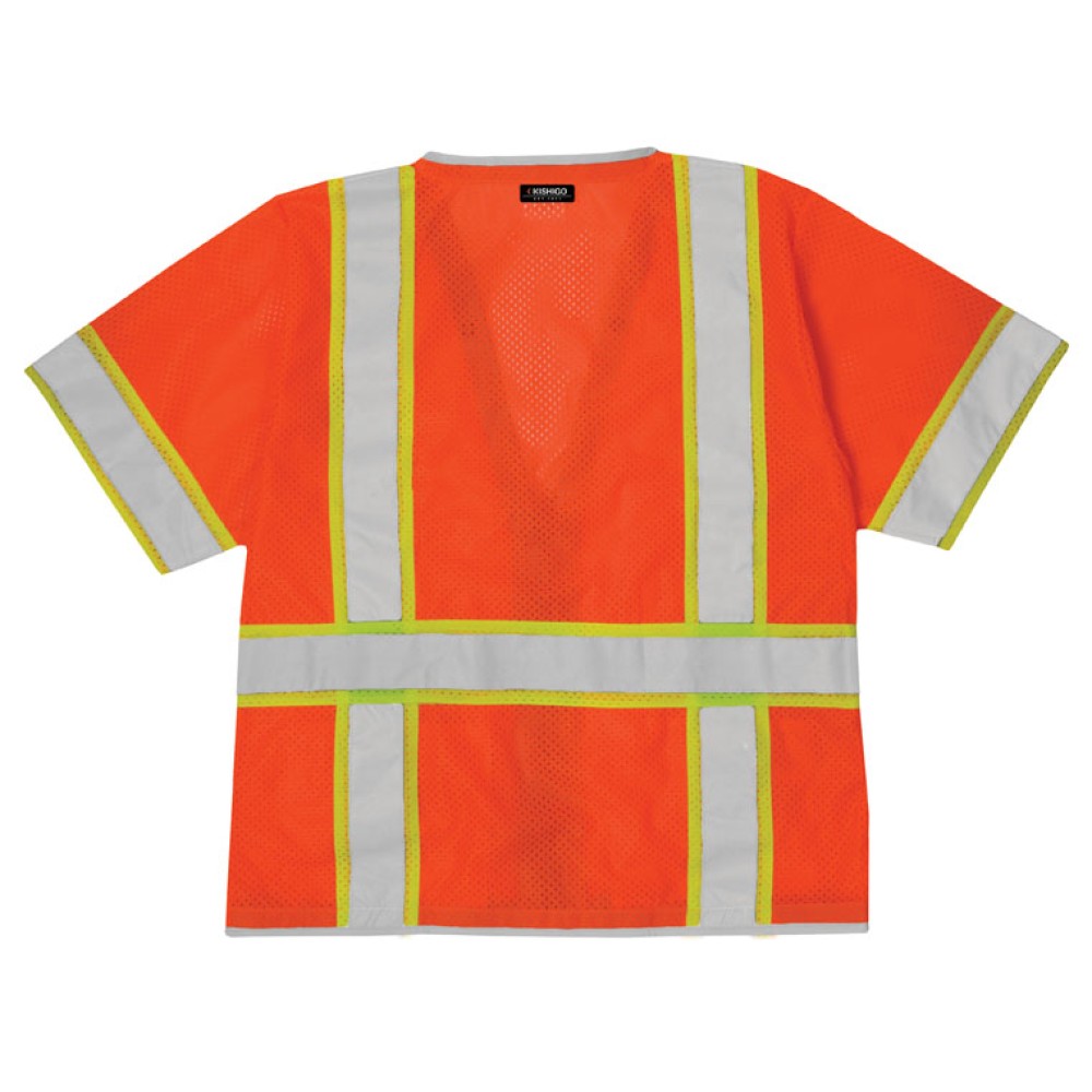 Kishigo 1550 Premium Brilliant Series Heavy Duty Vest [Orange]