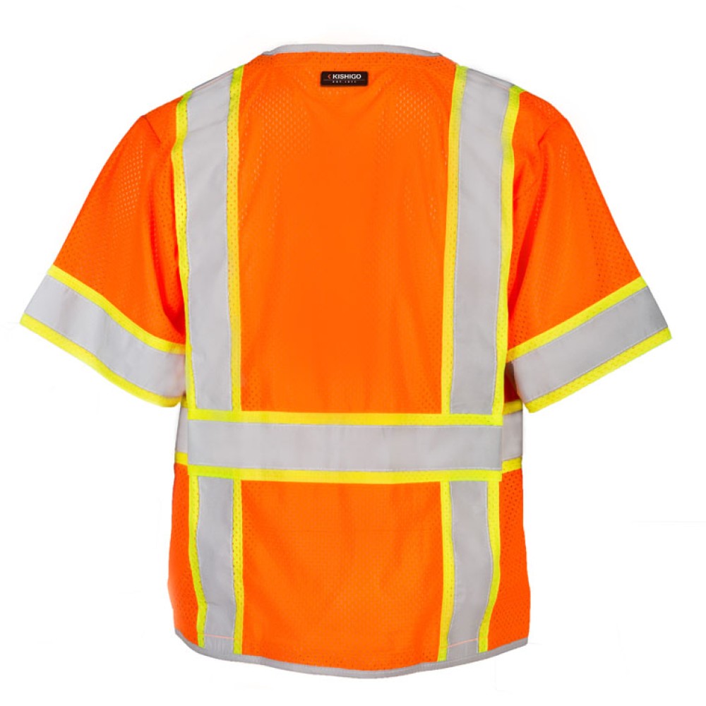 Kishigo 1550 Premium Brilliant Series Heavy Duty Vest [Orange]