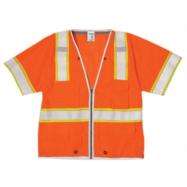 Kishigo 1550 Premium Brilliant Series Heavy Duty Vest [Orange]