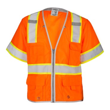 Kishigo 1550 Premium Brilliant Series Heavy Duty Vest [Orange]