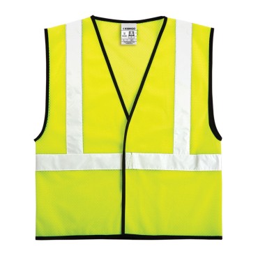 Kishigo 1571 Hook & Loop Mesh Vest - Economy [Lime]